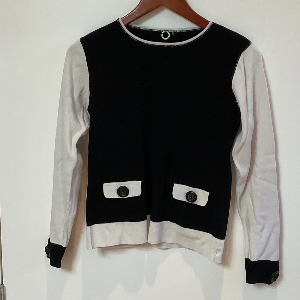 One Girl Who colorblock sweater - Picture 1 of 6